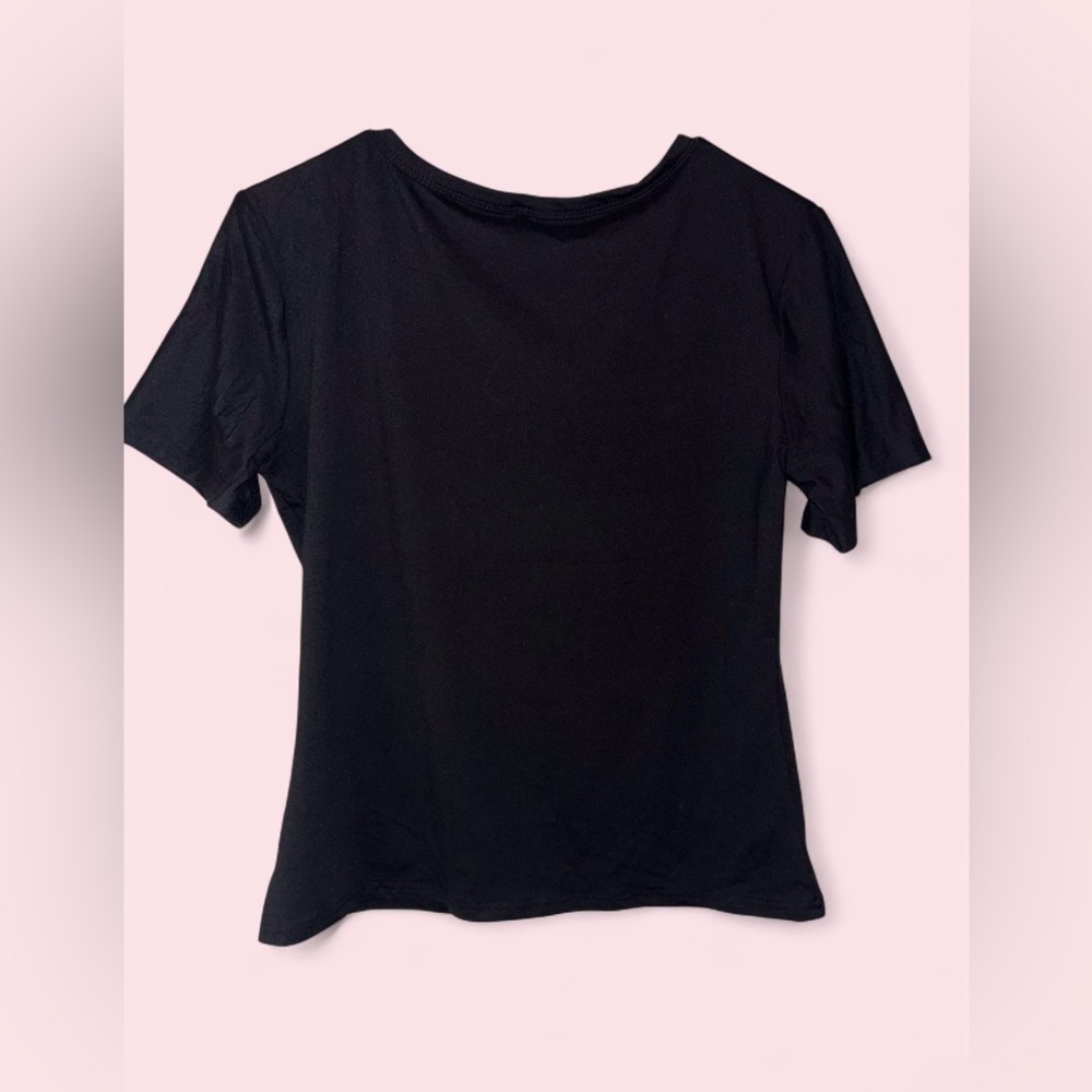 Cherry Graphic Top Women’s Fitted Short Sleeve Tee - Size XL NWOT - Picture 5 of 5